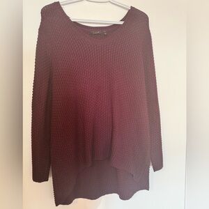 Dex Burgundy Knit Sweater